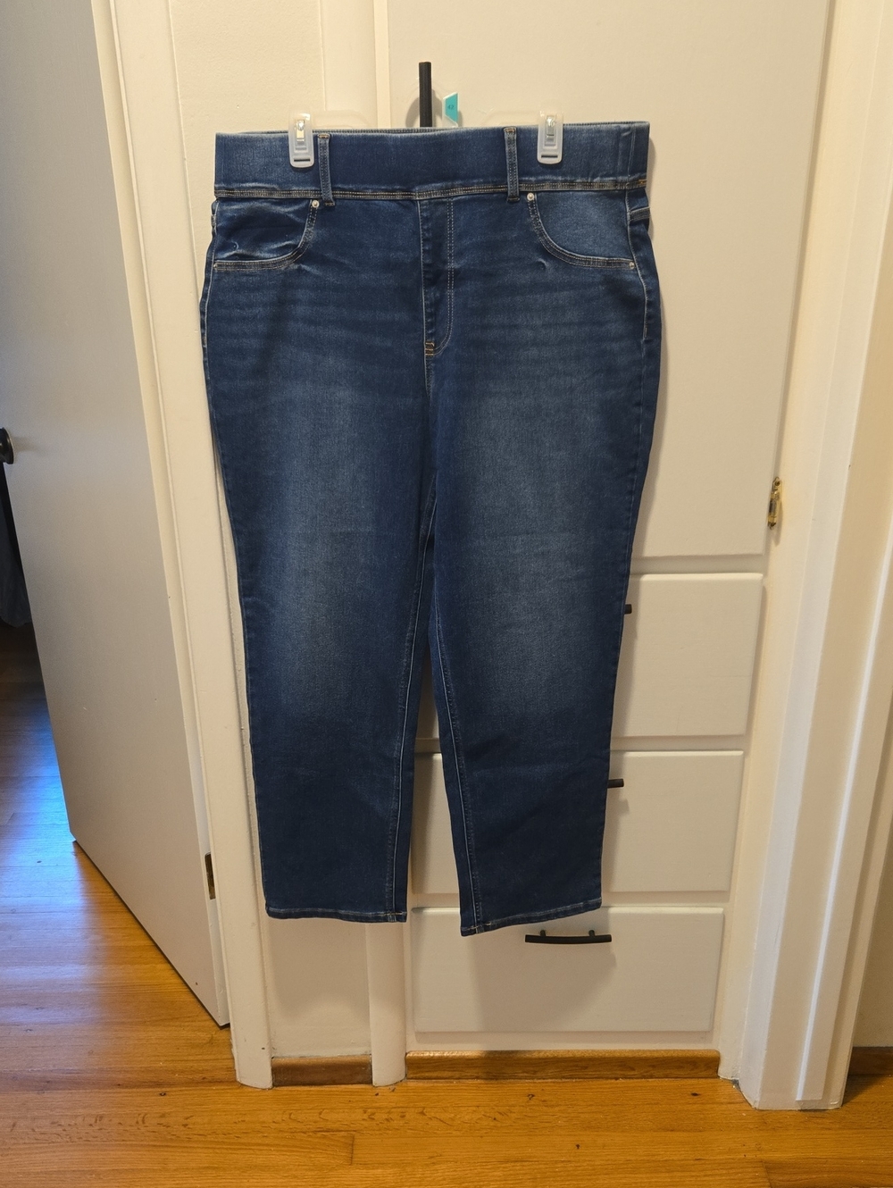 Terra & Sky Dark Blue Cropped Stretch Jeans
